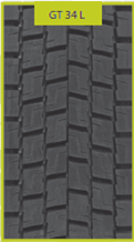315/80R22.5 EU1 GT34 M-10 MIDAS taastatud rehv